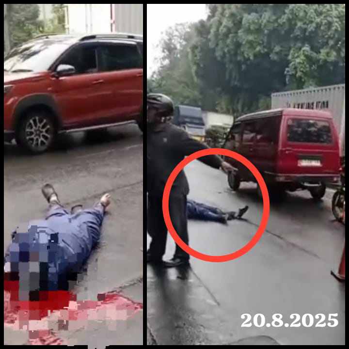 Ngeri! Diduga Kecelakaan Kembali Terjadi, Sosok Perempuan Tergeletak di Atas Aspal Mengenaskan