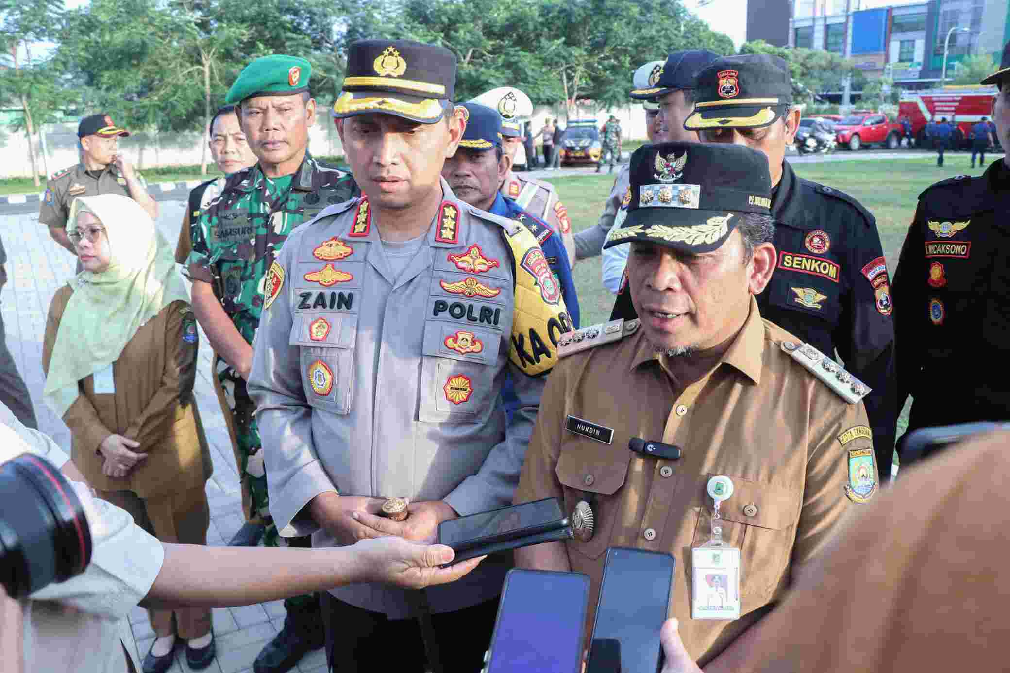 Apel Siaga Pasukan Pengamanan Malam Tahun Baru di Tangerang, Ini Pesan Kapolres dan Pj Wali Kota