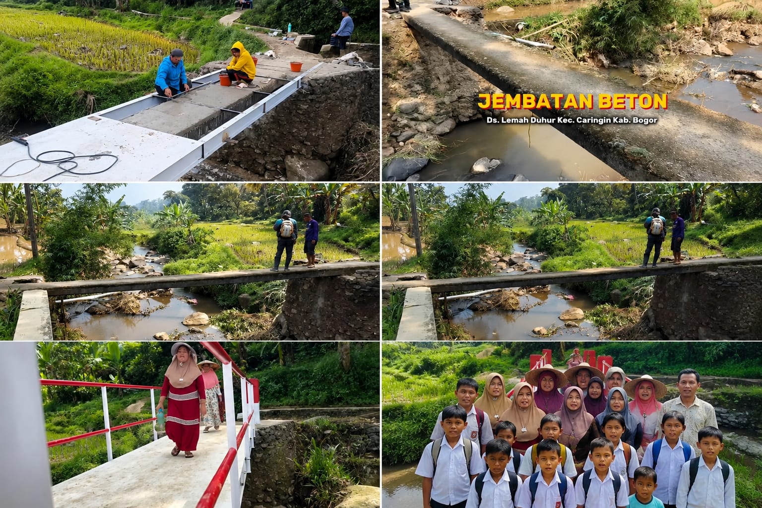 Jembatan Beton Non Bencal di Desa Lemah Duhur Permudah Mobilitas, Warga Apresiasi Pembangunan Infrastruktur

