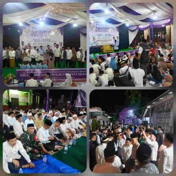 Santunan Yatim Piatu dan Haul Akbar Sesepuh Desa Mekar Jaya Berlangsung Meriah, Pererat Persatuan Warga

