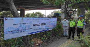 Cuma 3 Detik, Jasa Raharja dan Polri Perkuat Kampanye Keselamatan Berlalu Lintas di Jakarta Barat

