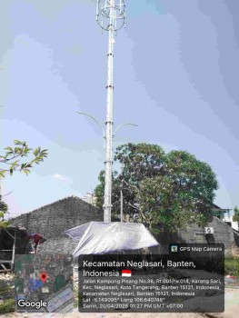 Bau Pelanggaran ! Tower BTS Diduga Ilegal Tetap Berdiri di Neglasari, Satpol PP Diminta Bertindak Tegas