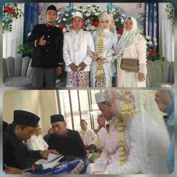Kepala Desa Renged Hadiri Pernikahan Rossali dan Khairudin, Sampaikan Doa untuk Kehidupan Rumah Tangga yang Harmonis