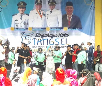 Orkes Musik Istara Hingga Tabligh Akbar Warnai di Momen sambut HUT Kota Tangsel Ke-15 Yang di Gelar Kecamatan Ciputat-Timur