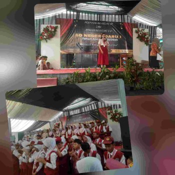 PERPISAHAN KELAS VI DAN KENAIKAN KELAS I–V SD NEGERI DARU 1 BERTEMA