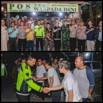 Polres Metro Tangerang Kota Gelar Patroli Skala Besar Antisipasi Tawuran Malam Dini hari