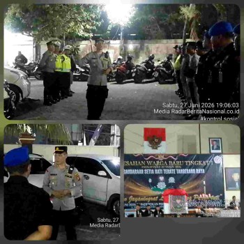 Polsek Sepatan Hadiri dan Amankan Pengesahan Warga Baru Tingkat I PSHT Angkatan ke-42 Tahun 2026

