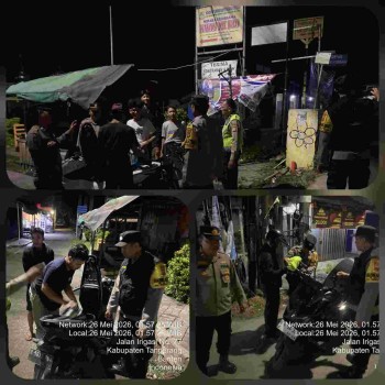 Polsek Sepatan Tingkatkan Kewaspada'an Malam Hari, Razia Stasioner dan Patroli Mobile Ciptakan Situasi Aman Kondusif

