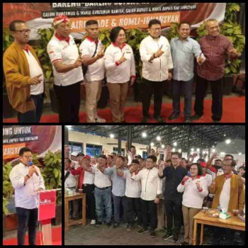 Deklarasi Relawan Bagong Bareng-Bareng Gotong Royong Untuk Airin-Ade dan Romli-Irvansyah