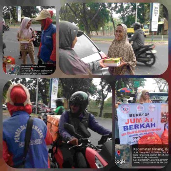 Jum'at Berkah, FWJ Indonesia Bagikan Nasi Kotak untuk Ringankan Beban Masyarakat