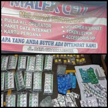 Diduga kuat Penjual Obat Golongan Daftar G Bebas Berjualan Diwilkum Polres Tangsel Dan Polda Metro Jaya, ada Apa ya..??