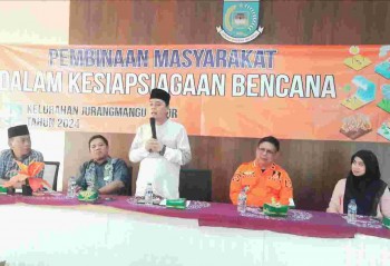 Kelurahan Jurangmangu- Timur, Kec.Pondok-Aren Gelar Pembinaan Masyarakat Dalam Kesiap Siagaan Bencana