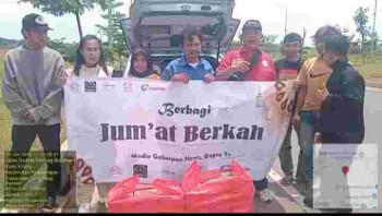 Media GAKORPAN NEWS dan GAPTA TV Tebar Kepedulian Lewat Aksi Rutin Jum'at Berkah Kontinyu