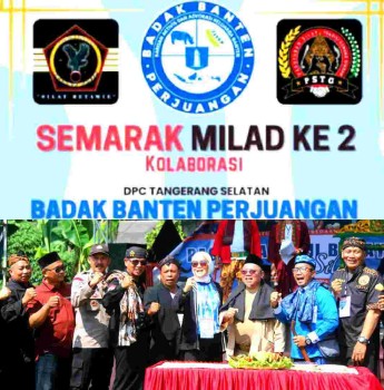 Ratusan Paguyuban Silat Se-Jabodetabek hadiri Milad Ke-2 Semarak Kolaborasi DPC Badak Banten Perjuangan Tangsel