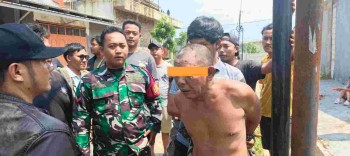 Diduga Aksi Pencurian di Perumahan Madani 1 Rajeg, Seorang Pria Terduga Pelaku Tunggal Diamankan Warga
