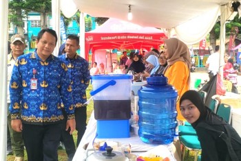 Meriahkan HUT Kota Tangsel Ke-15, Dinkop UKM Gelar Pasar Gembira di Lap.Kecamatan Ciputat