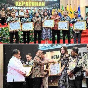 Raih Penghargaan Pelayanan Publik Kategori A dari Ombudsman, Kantah Tangsel Terus Berinvonasi