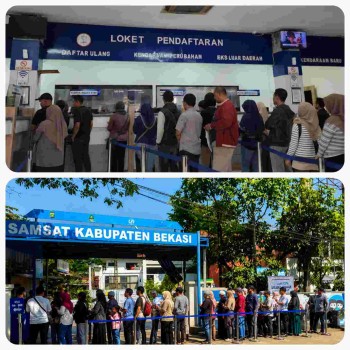 PM.Samsat Kabupaten Bekasi Hadirkan Pelayanan Prima, Warga Apresiasi Kinerja Petugas Loket Vicktor