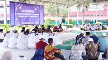 Pegawai Rutan Cipinang Berbagi Kebahagiaan Dengan Yatim Piatu