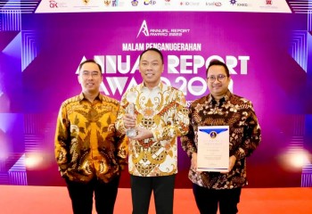 Jasa Raharja Raih Penghargaan Annual Report Award 2022