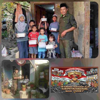 LSM KOMANDO Gelar Aksi Kisaran Kantor “Berbagi Walau Sedikit” di Tangerang Raya pada Ramadhan 1447 H