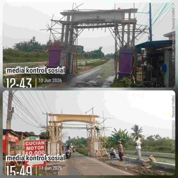 DIDUGA PROYEK SILUMAN ! PEMBANGUNAN GARDU PEMBATAS WILAYAH TANPA PAPAN ANGGARAN,MINIM APD SERTA PENGAWASAN, KECAMATAN SEPATAN TIMUR MEMILIH BUNGKAM !!

