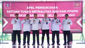 Pastikan ASN Netral, Rutan Cipinang Laksanakan Apel Pengukuhan Satgas Netralitas Pemilu 2024