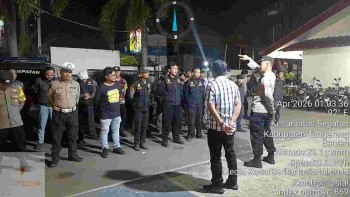 Polsek Sepatan Gelar Apel Cipta Kondisi, Sisir Titik Rawan Gangster