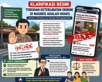 Informasi Duga'an Keterlibatan Oknum di Nagreg Belum Terbukti Secara Hukum,

Praktisi Hukum HERU SETIAWAN, S.H., M.H., : 