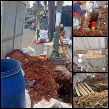 Proyek Utilitas galian kabel yang dikerjakan di berbagai wilayah terindikasi kuat adanya penyimpangan anggaran,Galian Kabel PLN disinyalir ada konspirasi