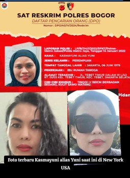 Ingin Mengaburkan Identitas, Polres Bogor Didesak Segera Terbitkan Red Notice Tangkap DPO di New York USA