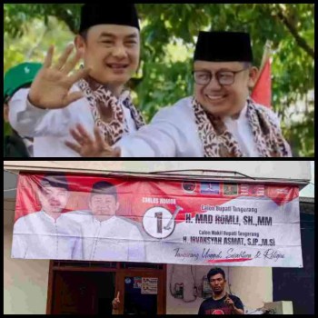 Tampak Dukungan Sholid Pengurus Ranting Bencongan untuk Mad Romli-Irvansyah dan Airin-Ade Sumardi Pilkada 2024