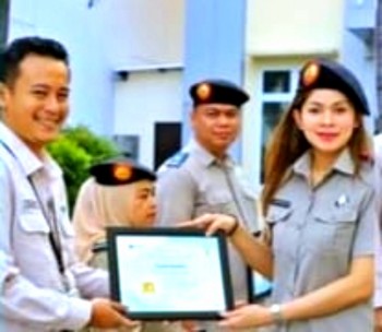 Apel Pagi dan Pemberian Best Employee 2023 Pegawai Kantor Pertanahan Kota Tangerang -Selatan