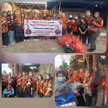 RAMADHAN PENUH BERKAH, SRIKANDI PEMUDA PANCASILA (PP) DPC KAB TANGERANG TUNJUKAN EKSISTENSI-KEPEDULIAN BERBAGI TA' JIL BERBUKA PUASA