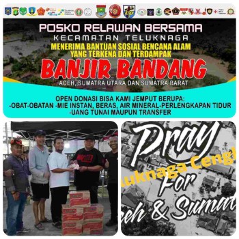 Ketua PAC PP Teluknaga H.M. Nurjen Serahkan Bantuan untuk Korban Banjir Bandang dan Longsor Di Sumatera–Aceh 2025

