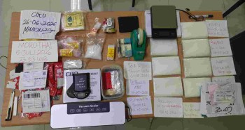 Polsek Babelan Ungkap Dugaan Peredaran Shabu, Sita Barang Bukti Bruto 98,30 Gram
