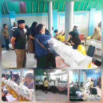 Pemdes Pangkalan Salurkan Bansos kepada 2.987 Keluarga Penerima Manfa'at

