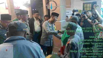 Ngopi Kamtibmas Kapolres Metro Tangerang di Kecamatan Sepatan