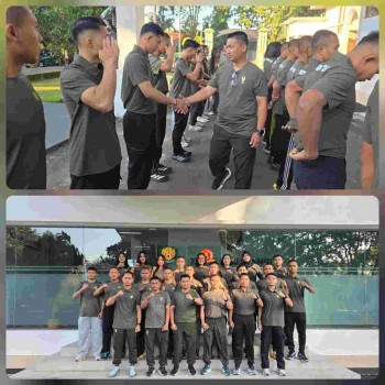 Waka Zidam III/Siliwangi Lepas 34 Atlet Karate Kodam III/Siliwangi Menuju Kejurnas Open Piala KASAU 2026