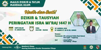 Sambut Tahun Baru 2026, Majlis Dzikir Manbaul Ulum Bunder–Cikupa Gelar Istighosah dan Tabligh Akbar