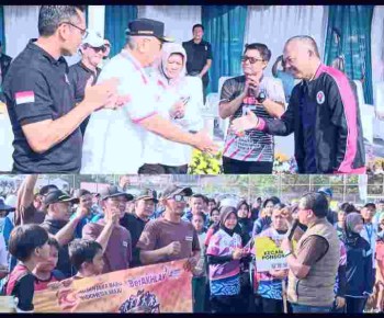 Kejuaraan Olah- Raga Tarkam Kemenpora 2024 di buka di Kecamatan Pamulang Tangsel, pesan Benyamin:



Selamat bertanding Siapkan Mental dan Pikiran, Raih Prestasi