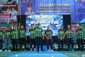 Kapolda Cup VI 2026 Resmi Digelar, Polda Sumsel Perkuat Sinergi dengan Masyarakat Lewat Kejuara'an Badminton