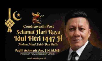 Ceo Gemphita Multimedia Group Media Cetak & Online Cendrawasihpost.id Mengucapkan Selamat Hari Raya Idul Fitri 1447 H