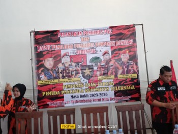 Pelantikan Pengurus Pimpinan Anak Cabang Pemuda Pancasila Kecamatan Teluk Naga