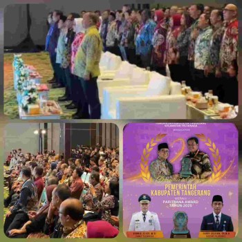 PEMERINTAH KABUPATEN TANGERANG RAIH PARITRANA AWARD 2025, KECAMATAN TELUK NAGA UCAPKAN SELAMAT