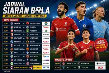 Jadwal Siaran Bola Sabtu Malam hingga Minggu Dini Hari, Liverpool vs Chelsea dan Qatar vs Indonesia U-17 Yang Di Nanti-Nanti .?!