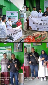 media Gakorpan dan TV Gapta mendatangi rumah Yatim piatu dan Dhuafa untuk berbagi kasih, Jum'at 