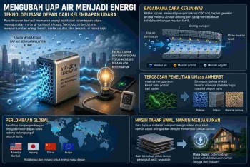 Mengubah Uap Air Menjadi Energi: Teknologi Masa Depan yang Mulai Akan Menjadi Kenyata'an..?