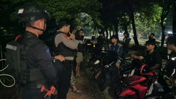 Brimob Polda Metro Jaya Amankan 8 Motor Diduga untuk Balap Liar di Duren Sawit
