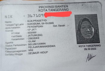 Berita kehilangan !!!



Diasumsi Telah Meninggalkan Rumah Ananda ALIA PRASETYO (18) 